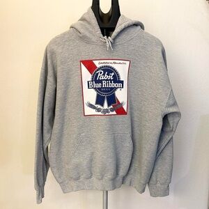 SOLD - Pabst beer hoodie sweatshirt